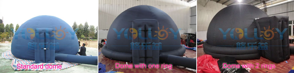 different size of planetarium dome tent