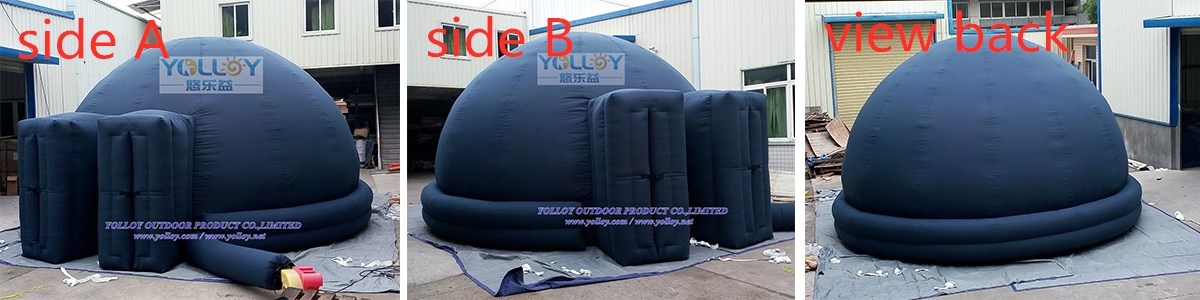 inflatable 360 movie projection dome tent
