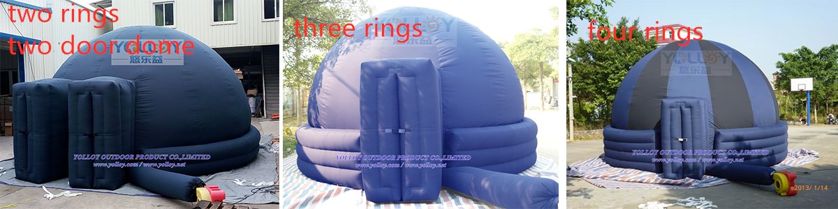 more rings inflatable movie projection dome