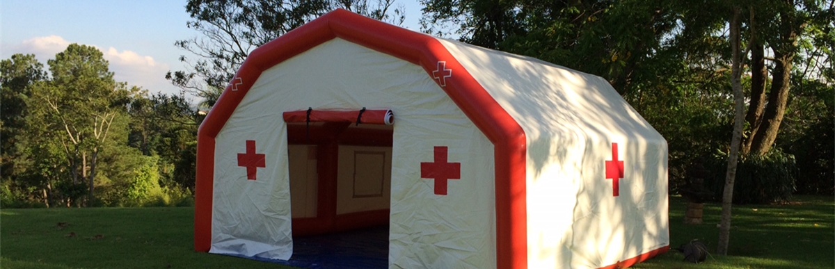 inflatable medical tent