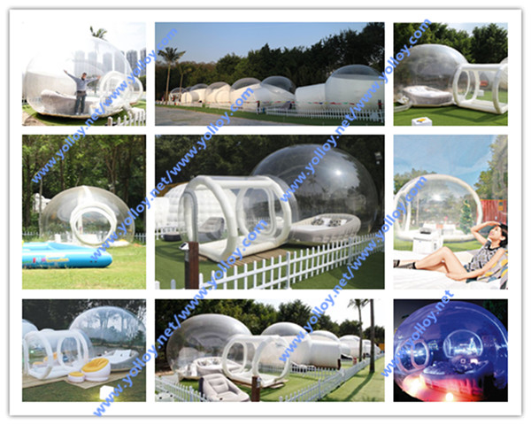 More inflatable bubble house