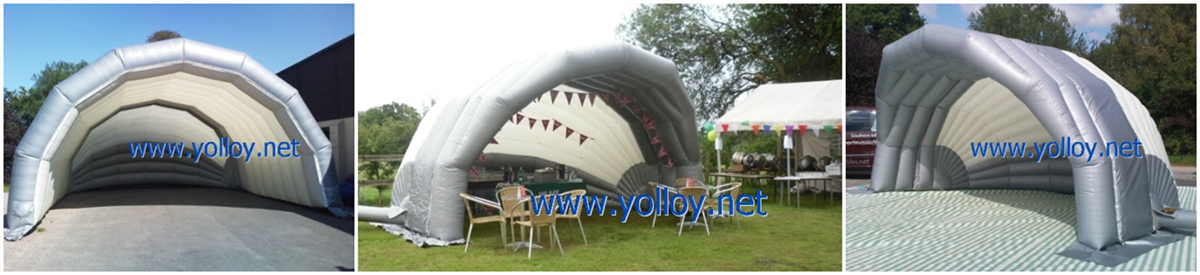 inflatable bandshell stage cover