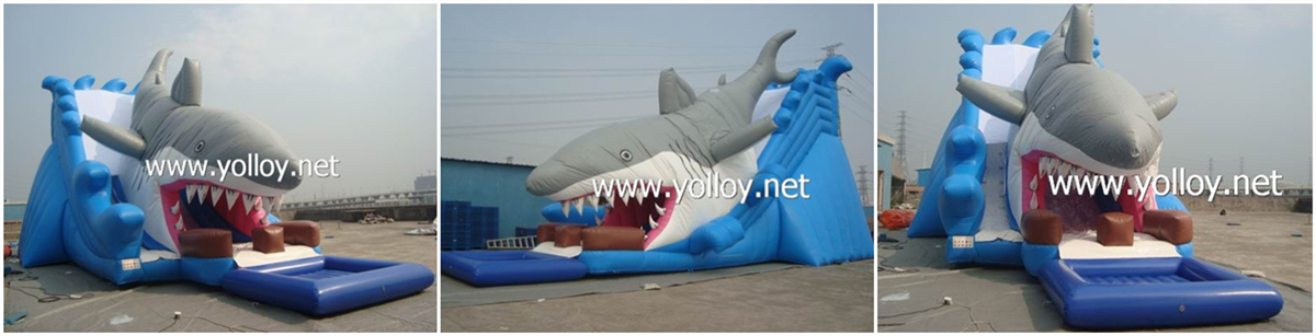 inflatable water slide