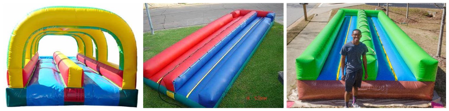 Double Lane Slip and Slide Inflatable