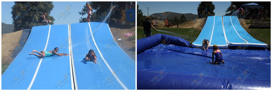 The city inflatable slip &slide