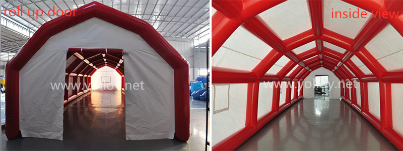 Detailed images of anti Coronavirus Inflatable Medical Isolation Tent