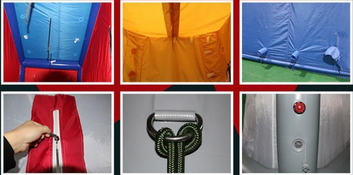 Emergency Shower Decontamination Inflatable Tent