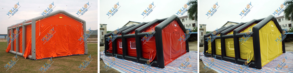 inflatable decontamination shower tents