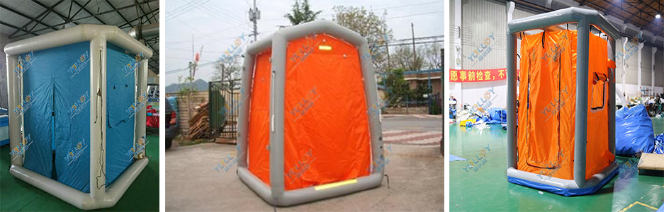 inflatable decontamination shower tents for 1 man