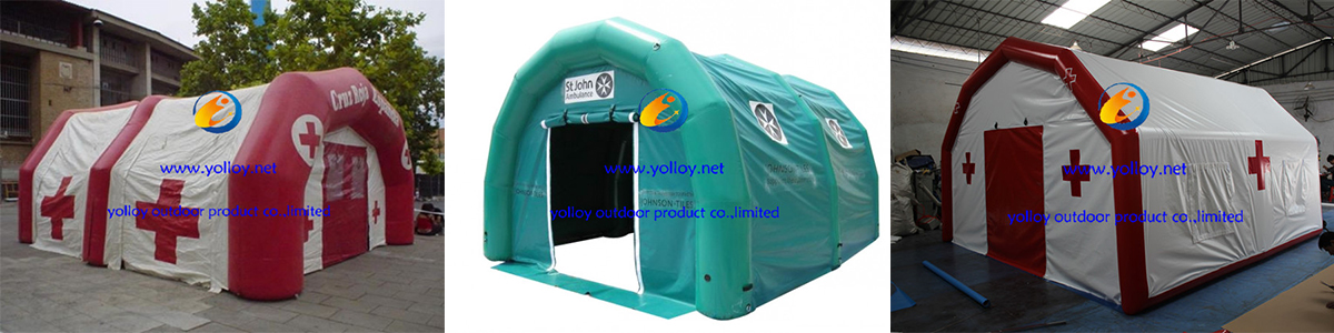 inflatable mobile hospital for emergency first aid