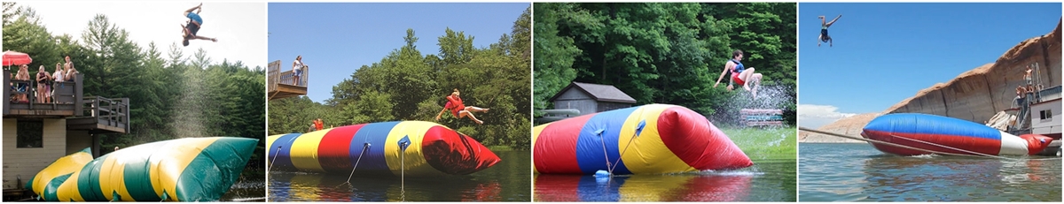 inflatable water catapult blob