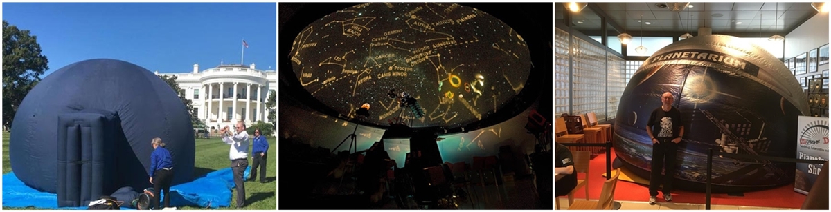 portable inflatable planetarium dome