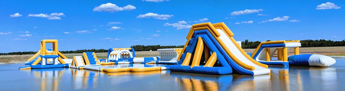 How to get fun from these floating inflatable water parks