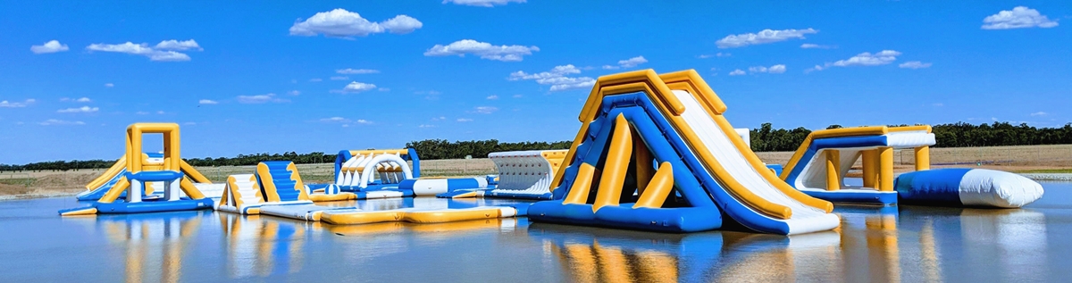 inflatable water park