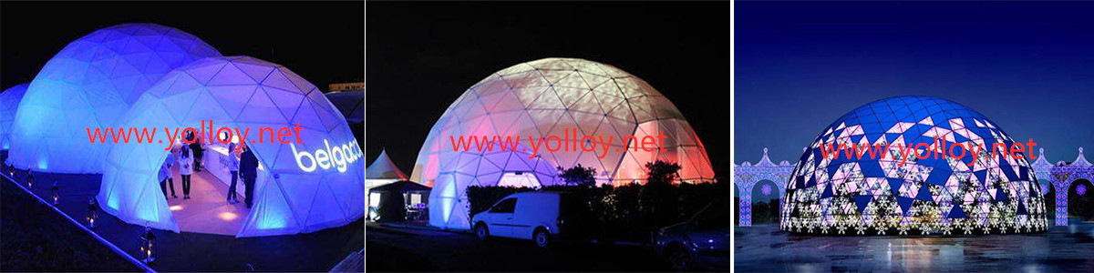  360 projection inflatable dome tent