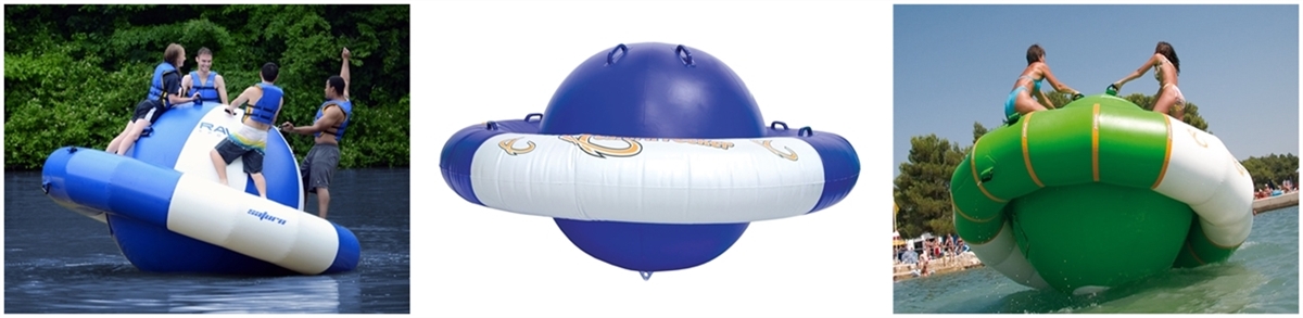 inflatable rocking satum