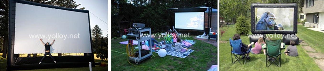detailed pictures of inflatable movie screen