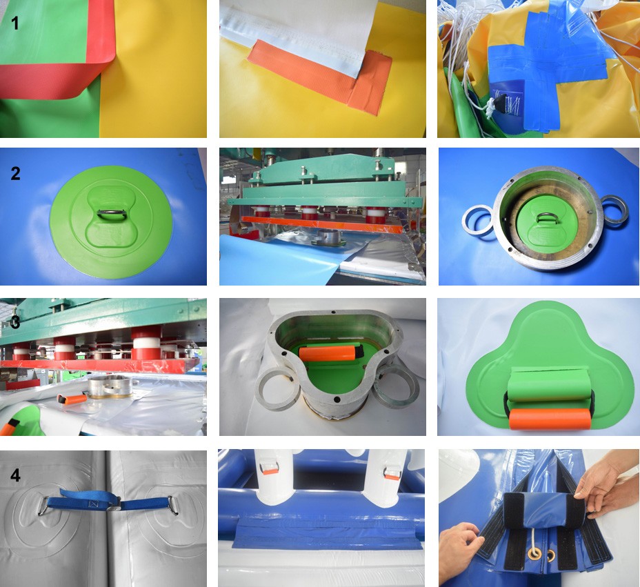production details of inflatable sun deck