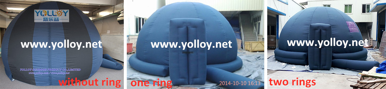 More related style of 360 projection inflatable dome tent