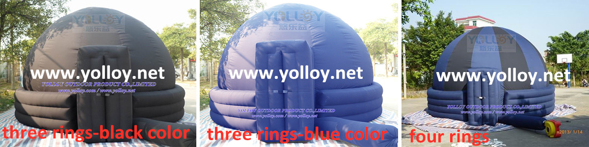 More related style of 360 projection inflatable dome tent