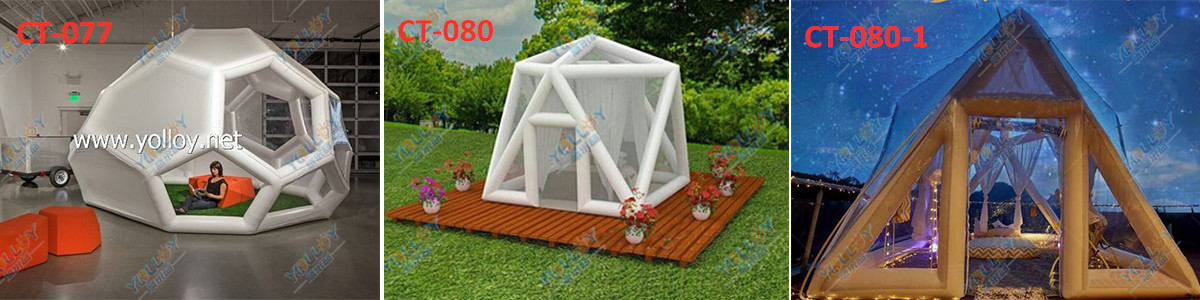 more related styles of inflatable clear bubble camping tent