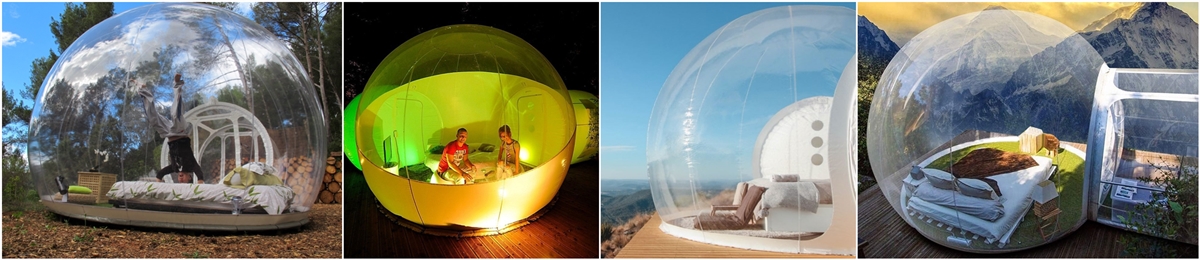 inflatable bubble tent