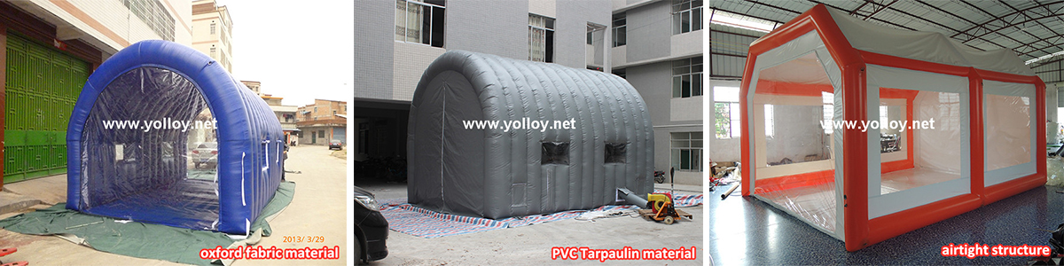 portable inflatable car wash tent