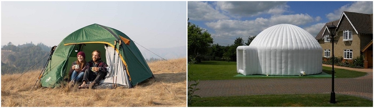 inflatable camping tent