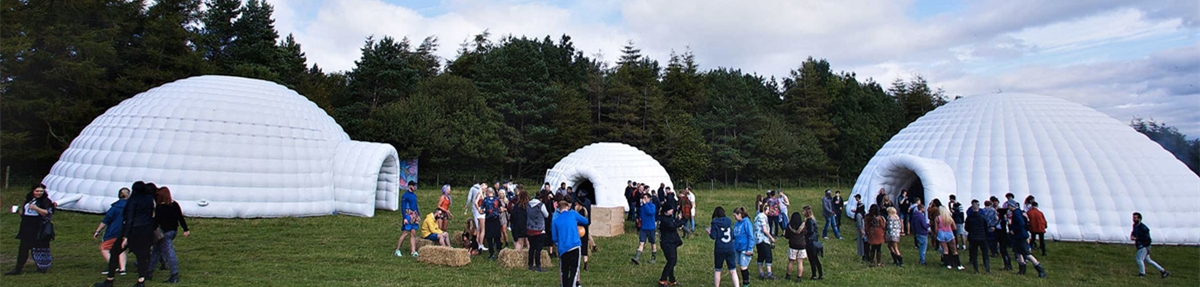 inflatable igloo dome tent