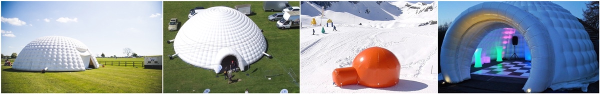 inflatable iglu former