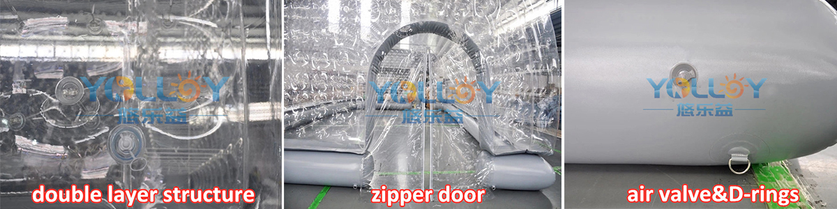 Details of  Clear Inflatable Pool Cover Tent
