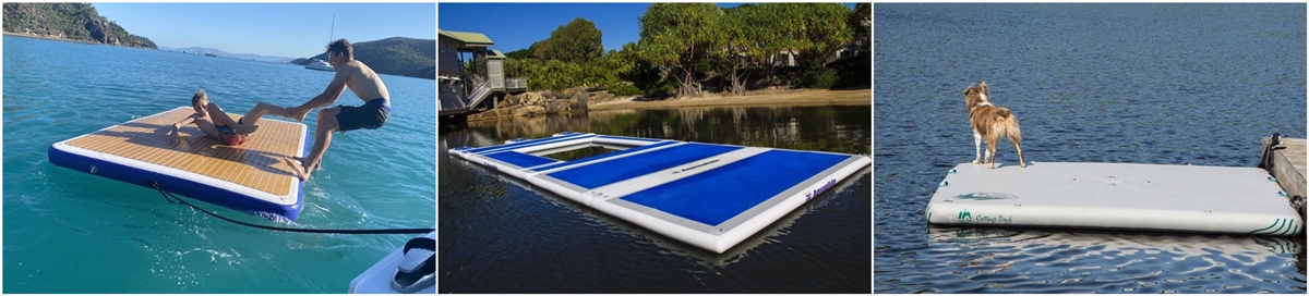 inflatable water platform