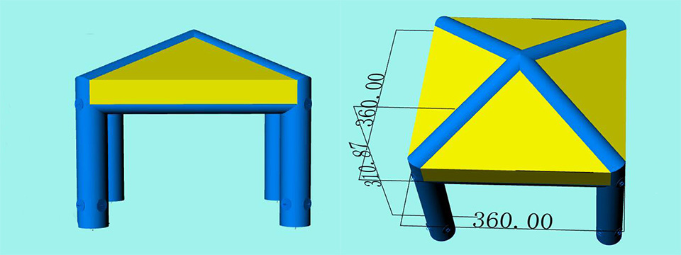 design of paddling tent