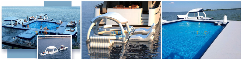 inflatable floating platform