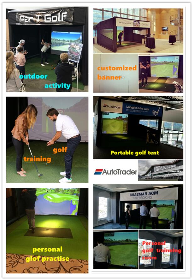 Portable Inflatable Golf Simulator Tent 
