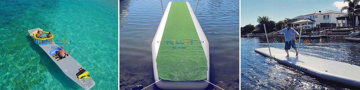 I-Shape floating pontoons dock platform