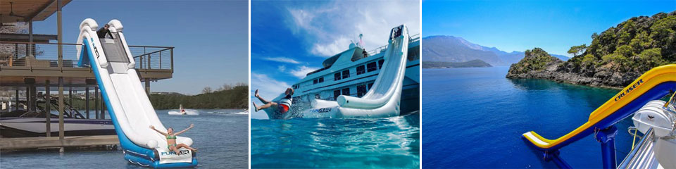 yacht slide water inflatable