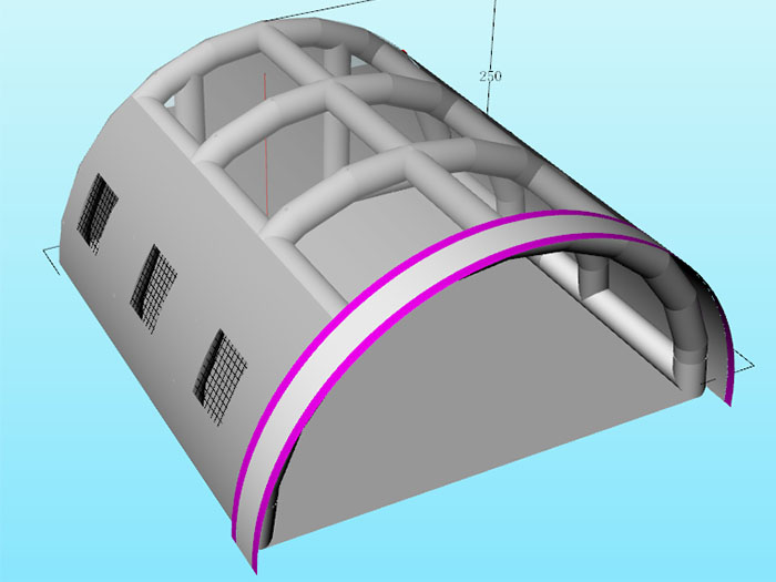 design of pool tent