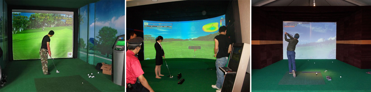 The golf simulator