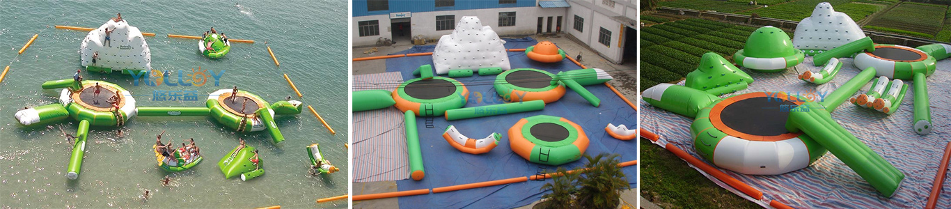 waterworld inflatable water park