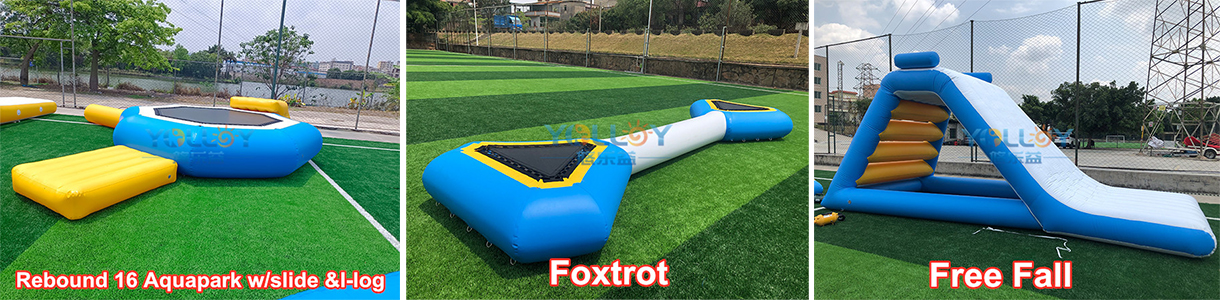 single element of inflatable amusement water park