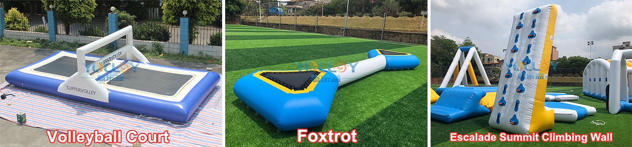 inflatable water playground
