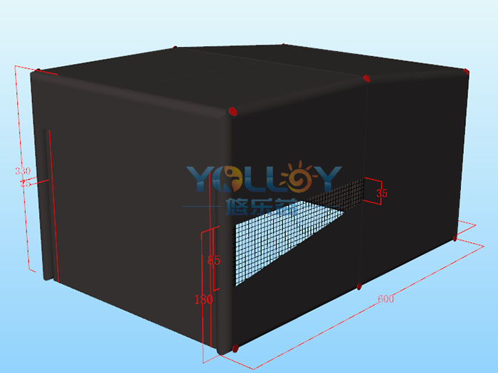 inflatable golf simulator tent