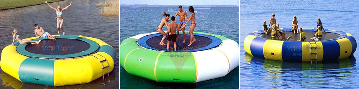 inflatable water sport trampoline bouncer