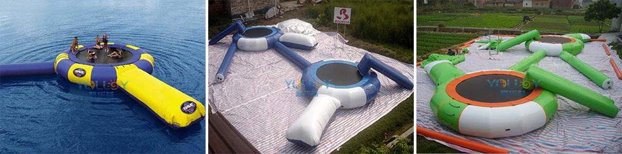 inflatable water sport trampoline bouncer