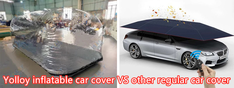 Yolloy inflatable car cover VS other regular car cover