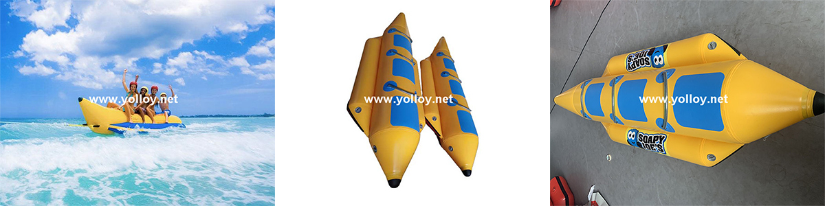 3 seats inflatable banana boat