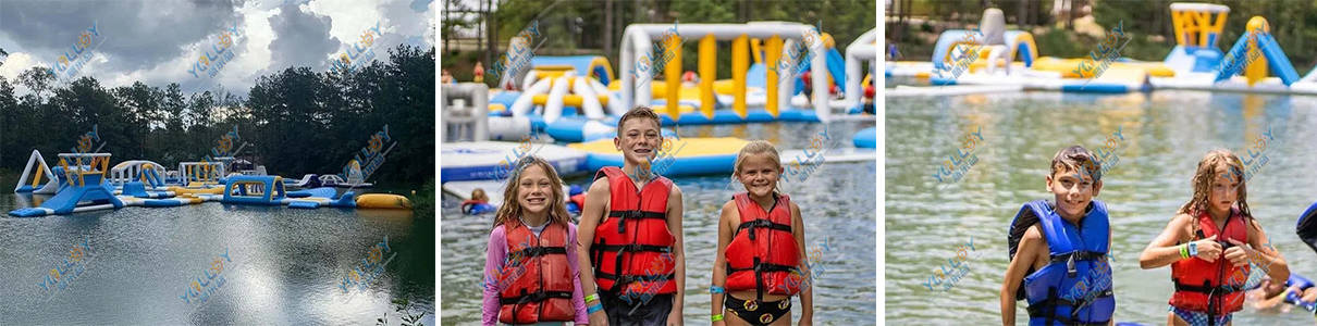 Inflatable Floating Water Amusement Park