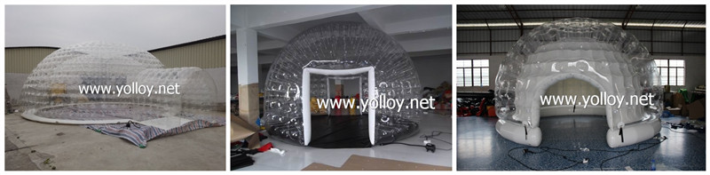 clear Inflatable event dome