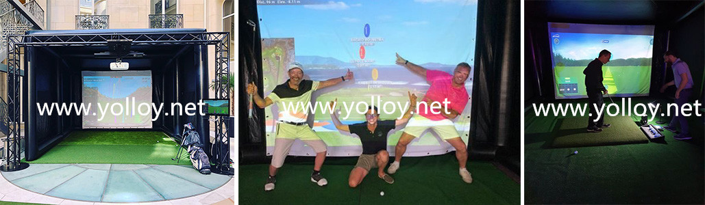  client’s feedback of inflatable golf practice tent